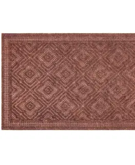 Koberce a koberečky Boma Trading Rohožka Vzor hnědá, 45 x 75 cm