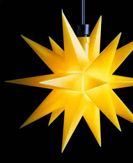 Světelné venkovní řetězy STERNTALER LED světelný řetěz mini hvězdy venkovní 3x žlutá
