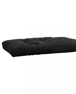 Záhradné sedáky Voděodolná poduška na sedák 120x80 cm Dekorhome Černá