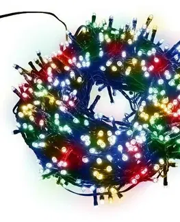 Vánoční řetězy a lamety Kontrast Vánoční řetěz Berny 500LED venkovní/vnitřní multicolor