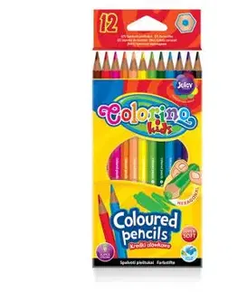 Hračky PATIO - Colorino pastelky hexagonalní 12 barev