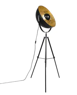 Stojaci lampy Stativová průmyslová stojací lampa černá - Magna 50 Eglip