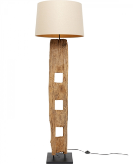 Orientální stojací lampy KARE Design Stojací lampa Natural Holes 175cm