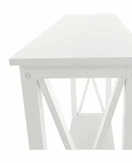 Konferenční stolky Konzolový stolek SONET Tempo Kondela Bílá