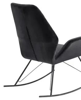 Houpaci jídelní židle Houpací Židle Wohnling Černá