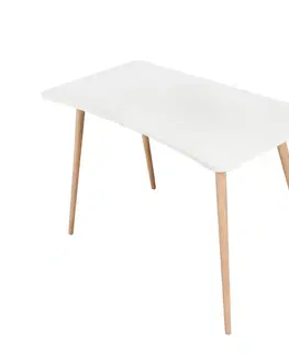 Psací stoly Kalune Design Psací stůl FABIO bílý