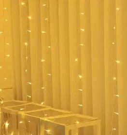 Vánoční řetězy a lamety Kontrast Světelná girlanda MAGIC 300 LED světýlek žluté světlo