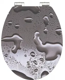 WC sedátka Eisl Wc sedátko Grey Steel MDF HG se zpomalovacím mechanismem SOFT-CLOSE 80523GreySteel