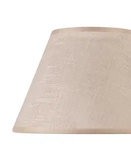 Lampy  Náhradní stínidlo JUTA E27 pr. 19 cm béžová 