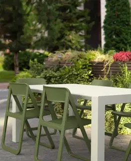 Zahradní židle Zahradní židle skládací Dekorhome Šedohnědá taupe