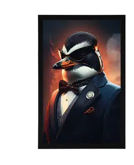 Zvířecí gangsteři Plakát zvířecí gangster tučňák