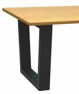 Konferenční stolky Kasvo SIXTUS konferenční stůl černé nohy/ odstín dub