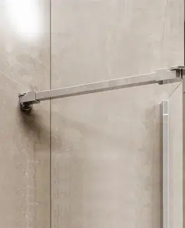 Sprchové kouty MEREO Sprchový kout, Novea, obdélník, 100x120 cm, chrom ALU, sklo Čiré, dveře levé a pevný díl CK10317ZL