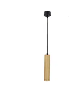 LED osvětlení Závěsná lampa TUBO 1xGU10 25 cm Candellux Černá
