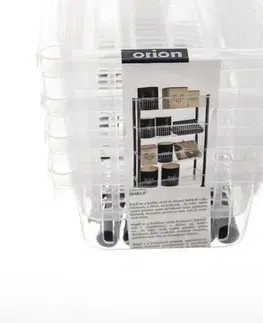 Úložné boxy Orion Regál UH 4 patra Slim transparent 