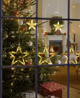 Vánoční řetězy a lamety Tutumi Dekorativní LED světelný řetěz AROD 004 - 245 cm bílá teplá