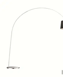 Obloukové stojací lampy Ideal Lux DORSALE PT1 NERO STOJACÍ 014371
