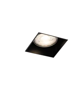 Podhledove svetlo Moderní vestavné bodové svítidlo černé GU10 bez ozdobné lišty - Oneon