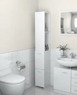 Koupelnové skříňky Koupelnová skříňka DTD Dekorhome Dub sonoma / bílá