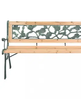 Zahradní lavice Zahradní lavice 122 cm dřevěná