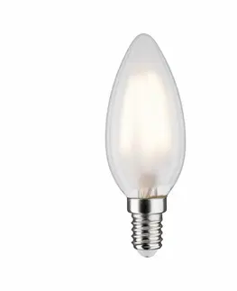 LED žárovky PAULMANN LED svíčka 4,5 W E14 mat teplá bílá 286.12 P 28612