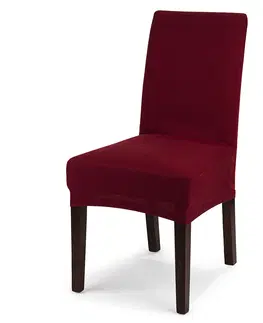 Doplňky do ložnice 4Home Multielastický potah na židli Comfort bordó, 40 - 50 cm, sada 2 ks