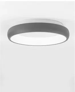 LED stropní svítidla NOVA LUCE stropní svítidlo ALBI šedý hliník a akryl LED 32W 230V 3000K IP20 stmívatelné 8105615