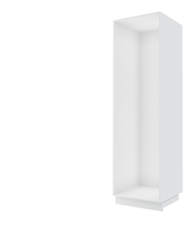Kuchyňské dolní skříňky SHAULA, skříňka pro vestavnou lednici D14DL 60, korpus: bílý, barva: black