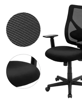Kancelářské židle SONGMICS Kancelářská židle Karhone černá