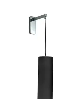 Moderní nástěnná svítidla Nástěnné svítidlo AZzardo Almeria black AZ2611 E27 1x60W IP20 12cm černé