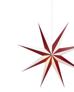 Vánoční dekorace Markslöjd Markslöjd 704523 - Vánoční dekorace ALVA 1xE14/25W/230V červená/bílá 75 cm 