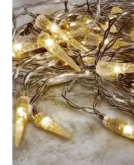 Vánoční dekorace Brilagi Brilagi - LED Venkovní vánoční řetěz 50xLED/8 funkcí/3xAA 8m IP44 teplá bílá 