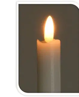 Vánoční dekorace Sada LED svíček Dinner candle 2 ks, 2,5 x 24 cm