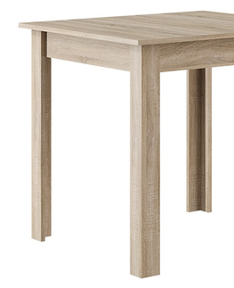 Jídelní stoly Jídelní stůl MEPHIT 80x80 cm, dub sonoma