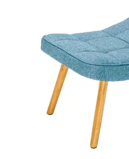 Designové taburety LuxD Designová podnožka Sweden, modrá