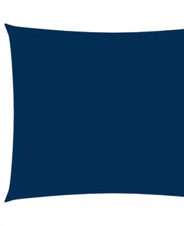 Stínící textilie Stínící plachta obdélníková 5 x 6 m oxfordská látka Dekorhome Modrá
