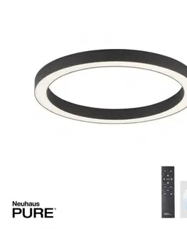 LED stropní svítidla PAUL NEUHAUS LED stropní svítidlo PURE-LINES antracit 50x50 stmívatelné CCT 2700-5000K PN 6309-13