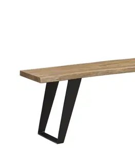 Lavice do jídelny LuxD Designová lavice Maalik 155 cm akácie