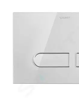 Záchody DURAVIT DuraSystem Ovládání splachování, bílé sklo WD5002012000