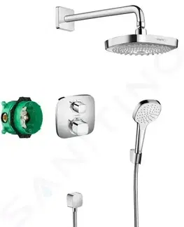 Sprchy a sprchové panely HANSGROHE Croma Select E Sprchový set 180 s termostatem Ecostat E, 2 proudy, chrom 27294000