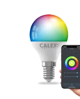 Chytré žárovky Calex Calex Smart E14 P45 4,9W LED kapka RGBW