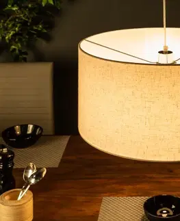 Závěsná svítidla LuxD Designové závěsné světlo Nash, 50 cm, přírodní