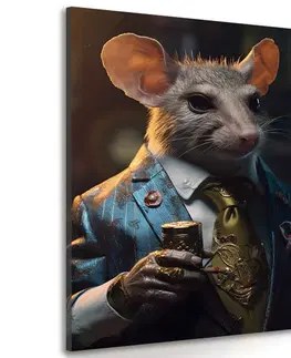 Obrazy zvířecí gangsteři Obraz zvířecí gangster potkan