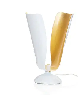 Stolní lampy Metallux Stolní lampa Tropic s pozlátkem