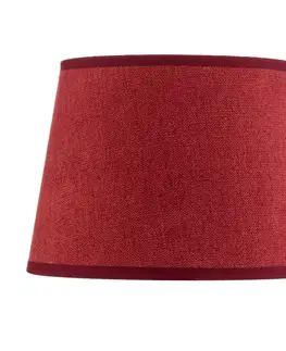Stínidlo na lampu Duolla Stínidlo na lampu Classic S, tkané, červená