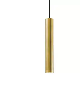 Moderní závěsná svítidla Závěsné svítidlo Ideal Lux Look SP1 Small oro 141817 malé zlaté