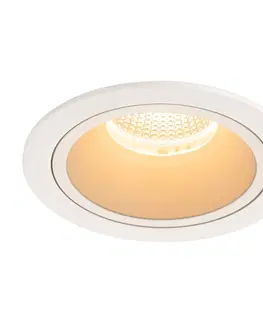 LED podhledová svítidla SLV BIG WHITE NUMINOS DL L vnitřní LED zápustné stropní svítidlo bílá/bílá 2700 K 55° 1003932