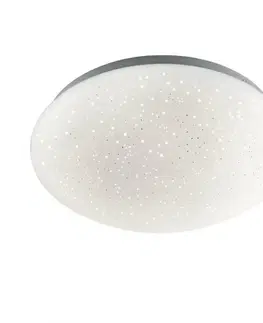 LED stropní svítidla LEUCHTEN DIREKT is JUST LIGHT LED stropní svítidlo, bílé, průměr  39cm, moderní design RGB+3000K LD 14242-16