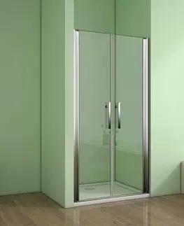 Sprchové kouty H K Sprchové dveře MELODY D2 75 dvoukřídlé 71-75 x 195 cm, čiré sklo SE- MELODYD275