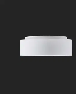 Klasická nástěnná svítidla OSMONT 53536 ERIS 2 stropní/nástěnné skleněné svítidlo bílá IP43 75W E27 HF